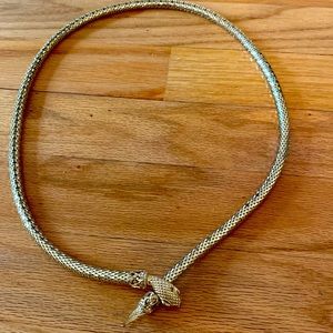 Vintage Gold Snake Belt Whiting & Davis